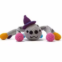 VIRKMÖNSTER Creeper Spindel •Halloween • amigurumi virkbeskrivning • crochetbykim • PDF