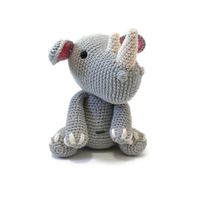 VIRKMÖNSTER Noshörning Otto • Safari • amigurumi virkbeskrivning • crochetbykim • PDF