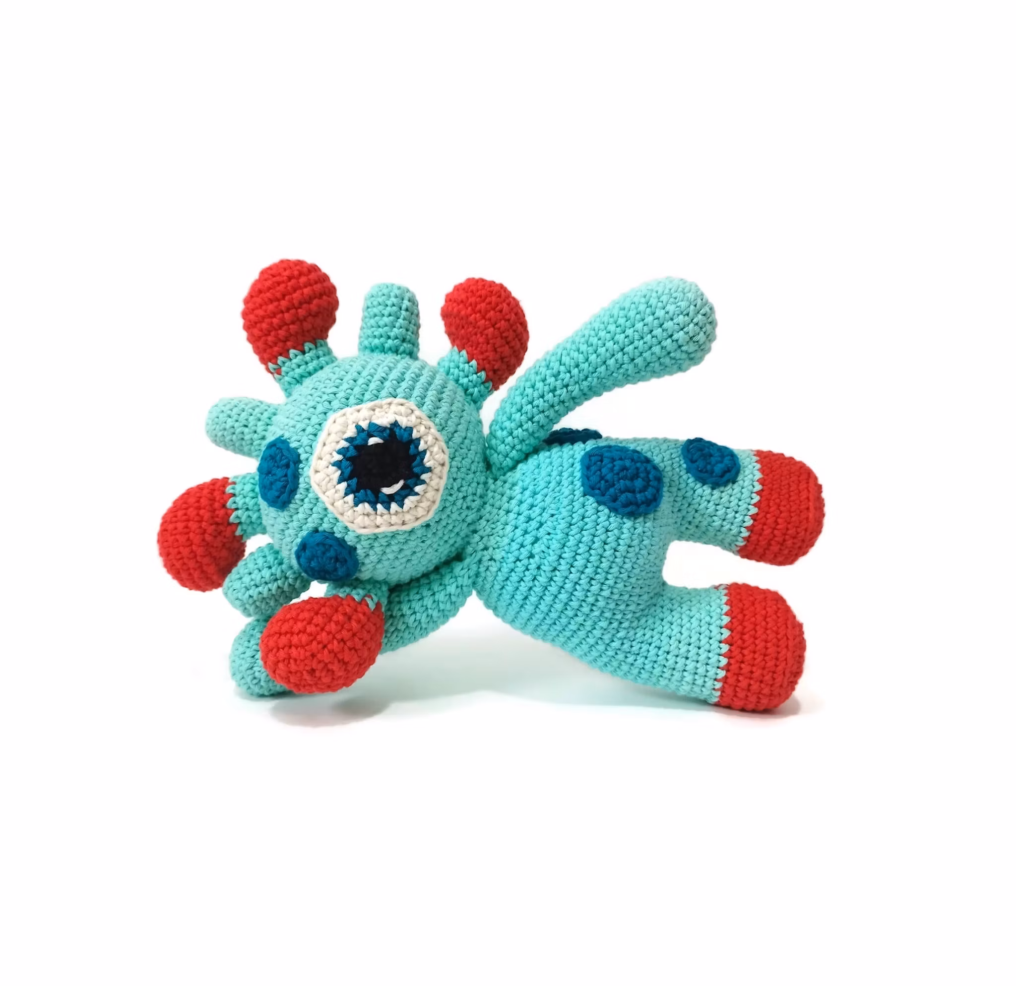 VIRKMÖNSTER Monster Blinky • Färgglad • amigurumi virkbeskrivning • crochetbykim • PDF