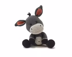 VIRKMÖNSTER Åsnan ANCO • Afrikanskt djur • amigurumi virkbeskrivning • crochetbykim • PDF
