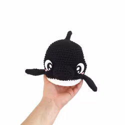 VIRKMÖNSTER PANDA Späckhuggare • Orca • amigurumi virkbeskrivning • crochetbykim • PDF