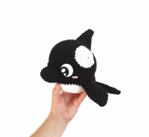 VIRKMÖNSTER PANDA Späckhuggare • Orca • amigurumi virkbeskrivning • crochetbykim • PDF