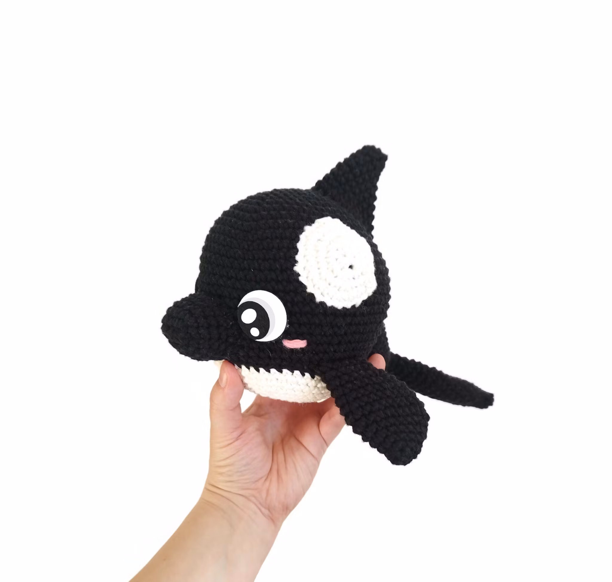 VIRKMÖNSTER PANDA Späckhuggare • Orca • amigurumi virkbeskrivning • crochetbykim • PDF