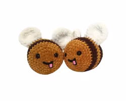 VIRKMÖNSTER Biet Buzzie • Insekt • amigurumi virkbeskrivning • crochetbykim • PDF