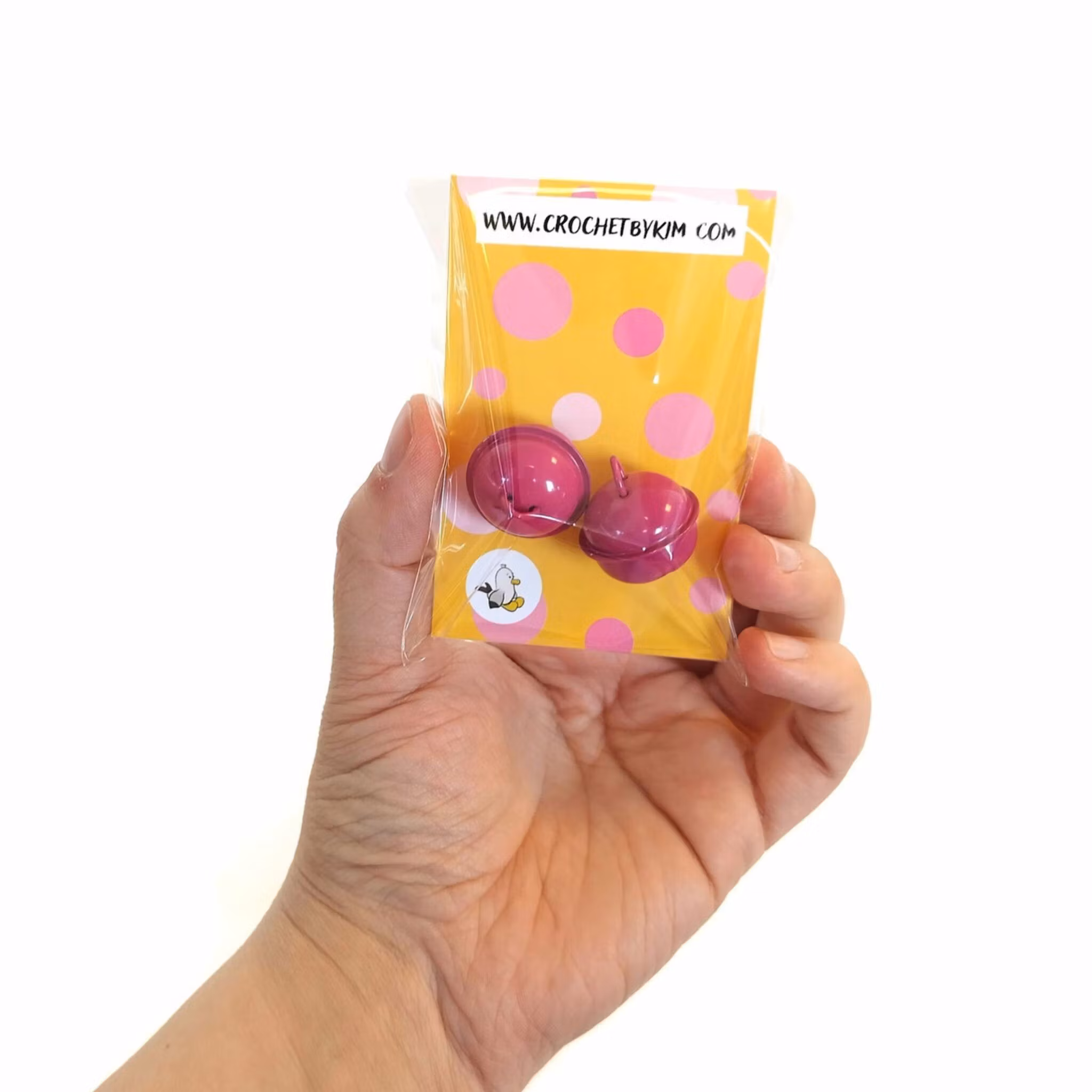 Rosa bjällra 22 mm • Bjällra till katt