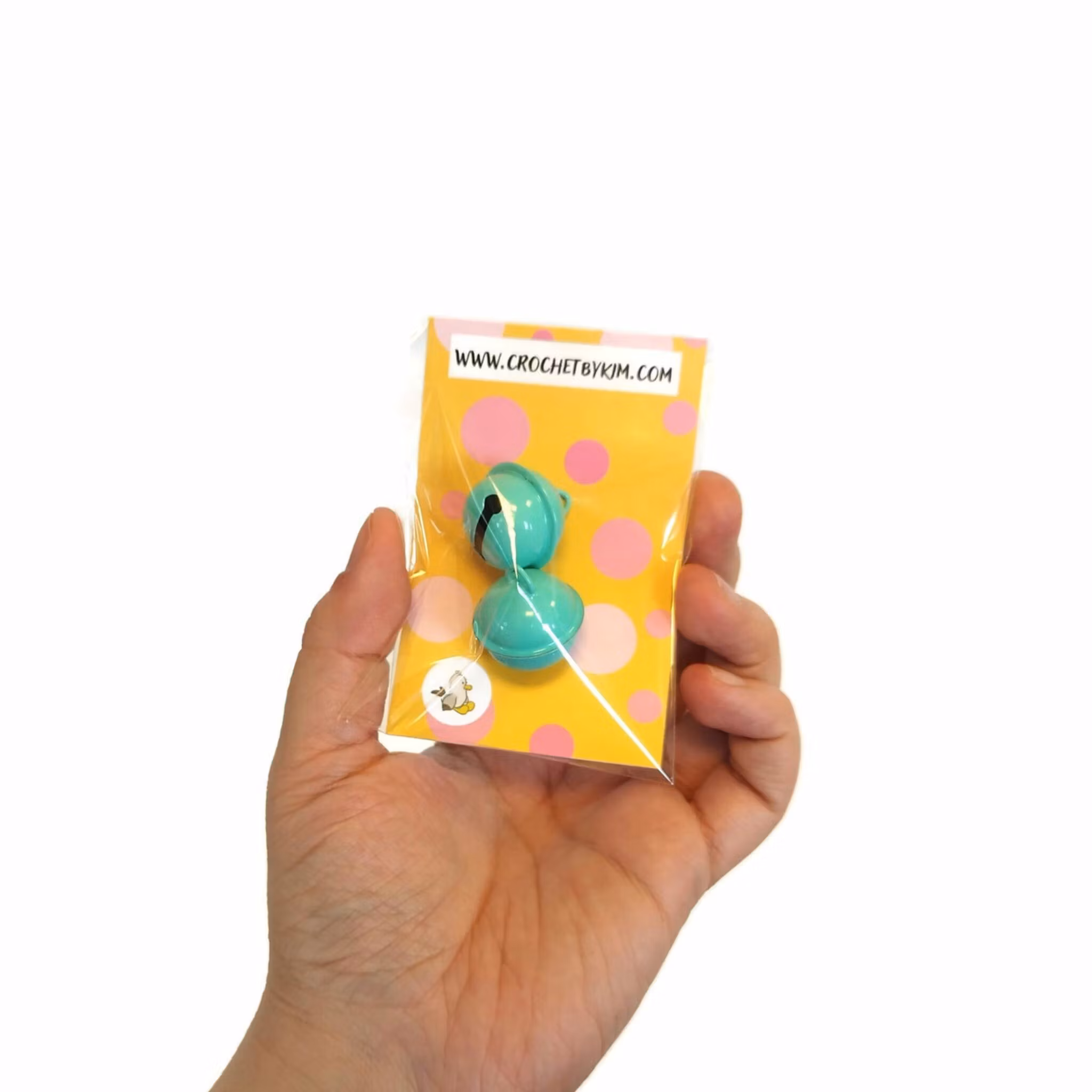 Mintgrön bjällra 22 mm • Bjällra till katt