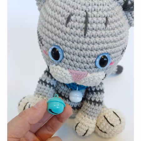 Mintgrön bjällra 22 mm • Bjällra till katt