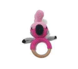 Amigurumi kit Bitring rosa rosenkakadua • Virkset gosedjur • DIY-kit • Crochetbykim