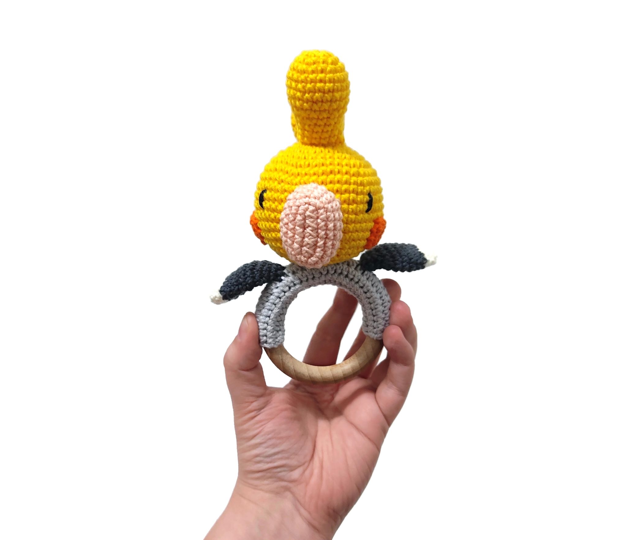 Amigurumi kit Bitring nymfparakit • Virkset gosedjur • DIY-kit • Crochetbykim