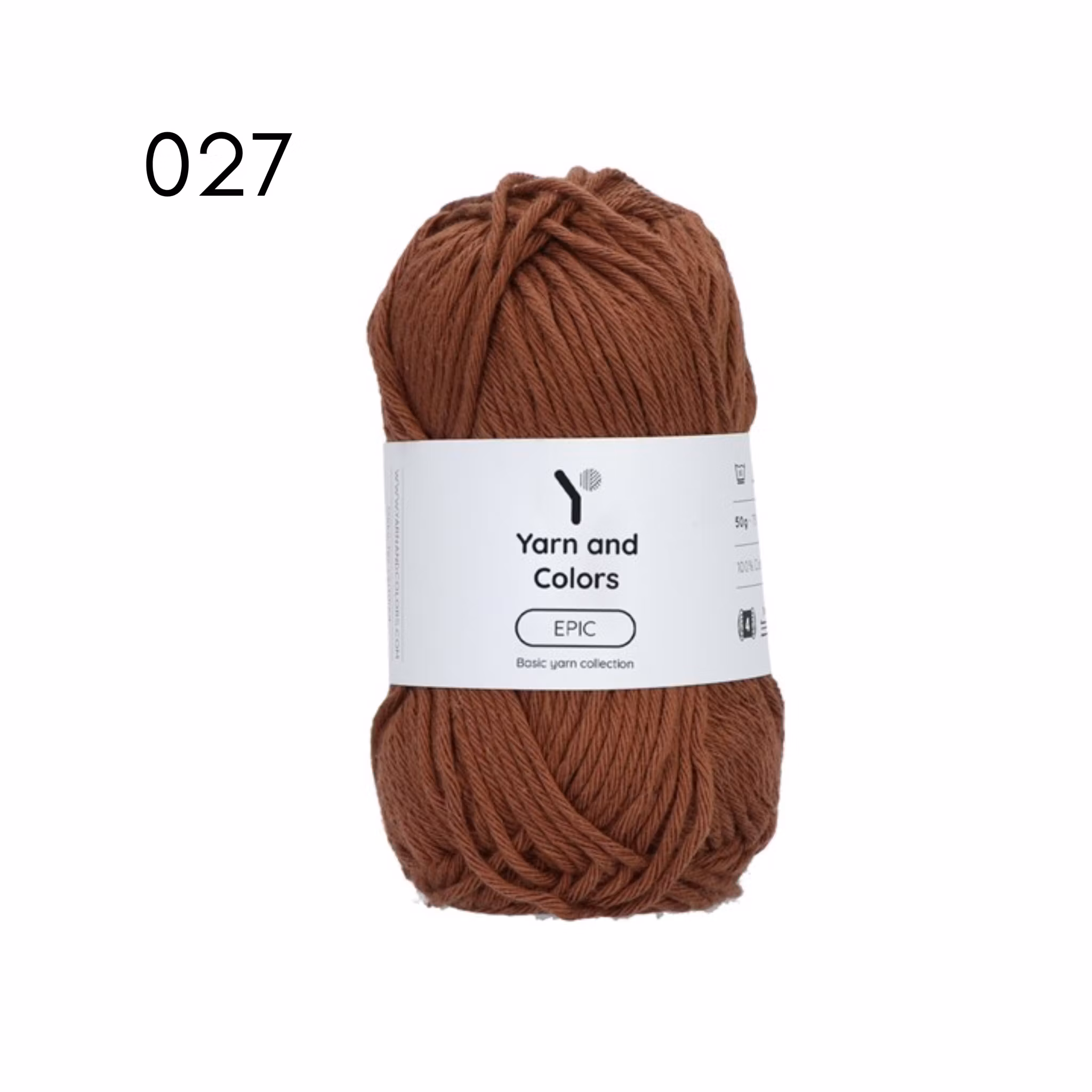 Yarn and colors - EPIC 8/8 bomullsgarn