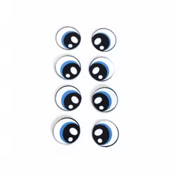 1 par blå filtögon 30 mm • amigurumi ögon • tecknade ögon • Felt eyes