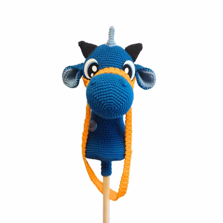 VIRKMÖNSTER Käppdraken YOKO • Hobby dragon • amigurumi virkbeskrivning • crochetbykim • PDF