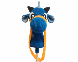 VIRKMÖNSTER Käppdraken YOKO • Hobby dragon • amigurumi virkbeskrivning • crochetbykim • PDF