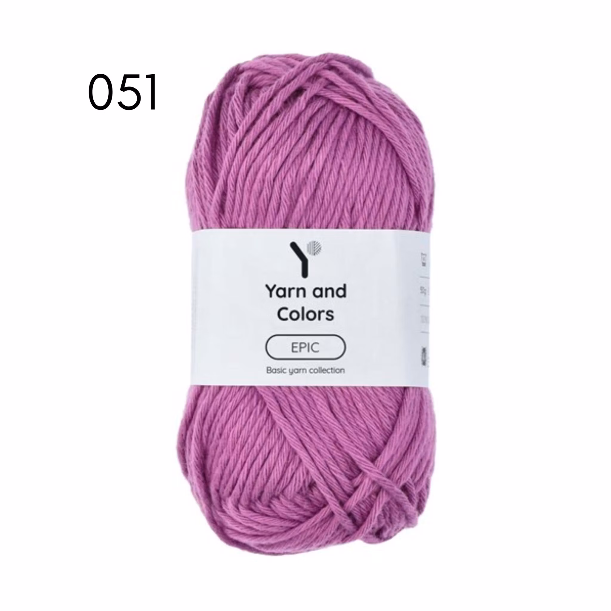 Yarn and colors - EPIC 8/8 bomullsgarn