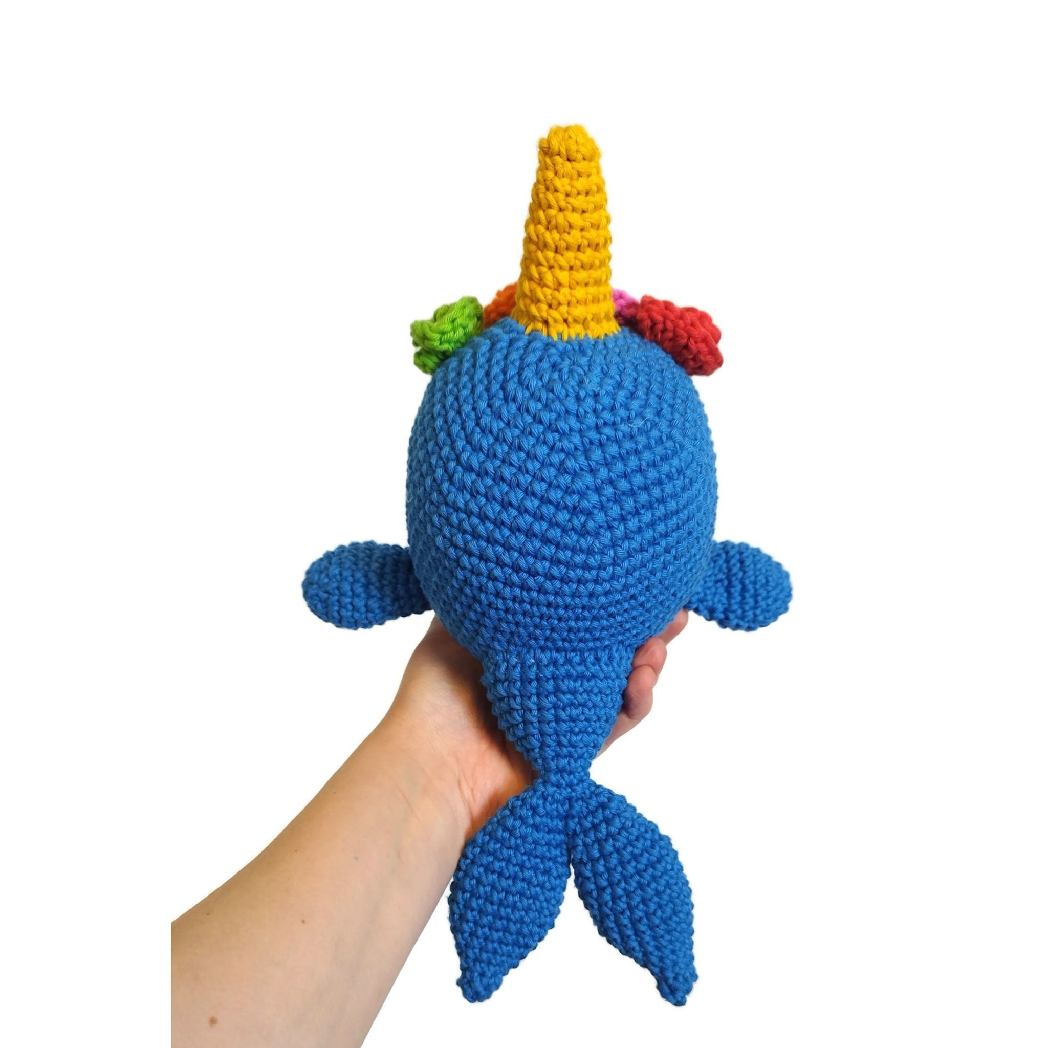 VIRKMÖNSTER Twister narval • Unicornwhale • amigurumi virkbeskrivning • crochetbykim • PDF