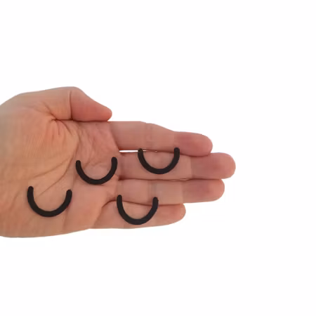 Filtmun 4 pack • Mun till narval• amigurumi mun • virka • crochet