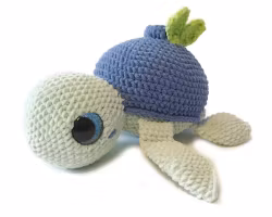 VIRKMÖNSTER Turtellini sköldpadda • 8 i 1 • amigurumi virkbeskrivning • crochetbykim • PDF