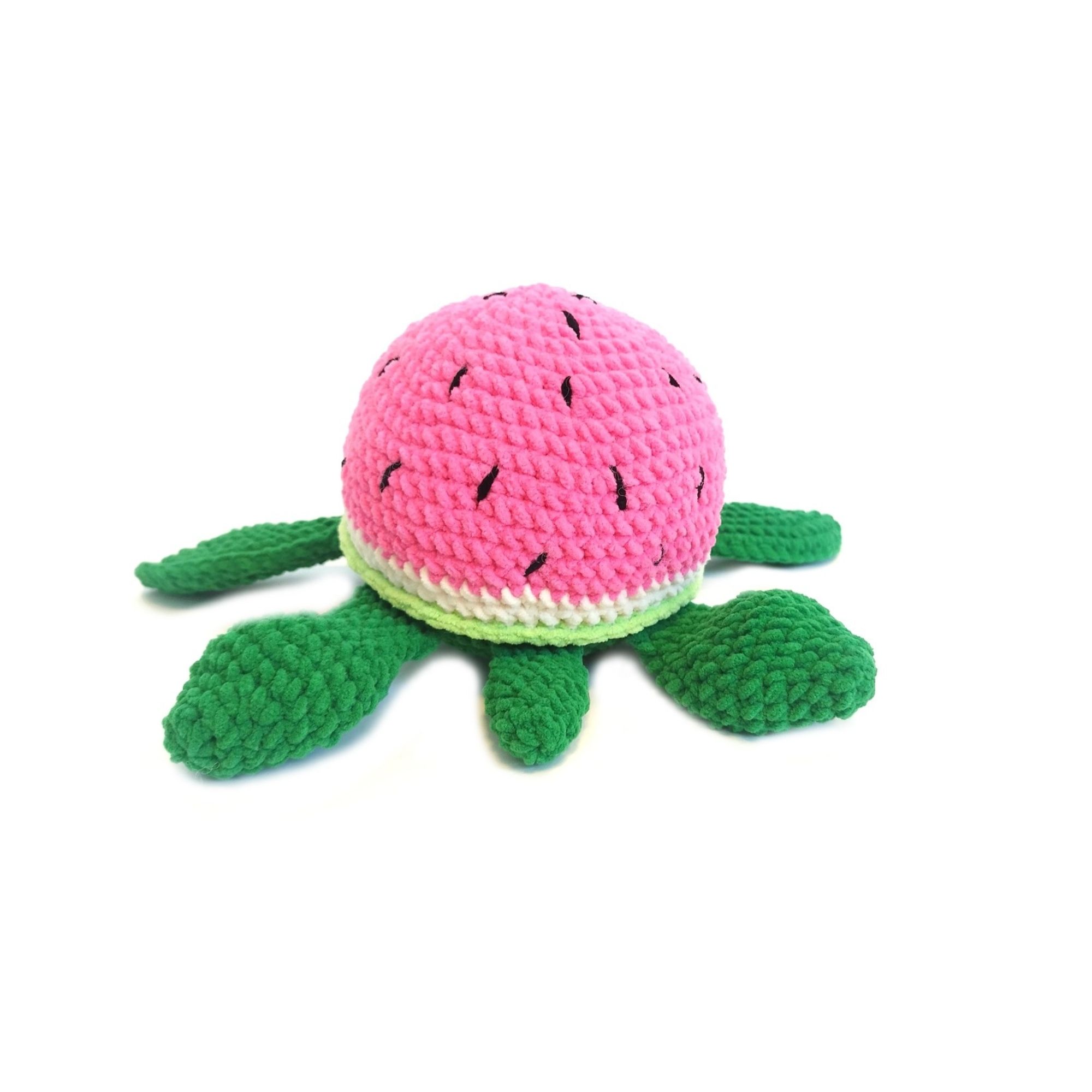 DIY kit Sköldpadda Turtellini Vattenmelon • Virkset gosedjur • DIY-kit • Crochetbykim