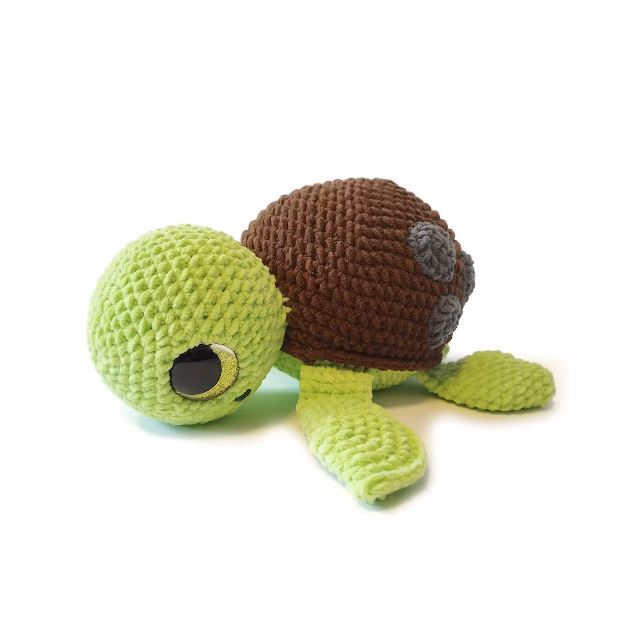 Amigurumi kit Sköldpadda Turtellini • Virkset gosedjur • DIY-kit • Crochetbykim
