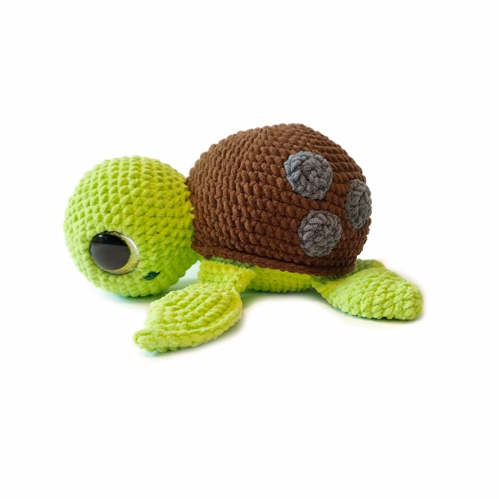Amigurumi kit Sköldpadda Turtellini • Virkset gosedjur • DIY-kit • Crochetbykim