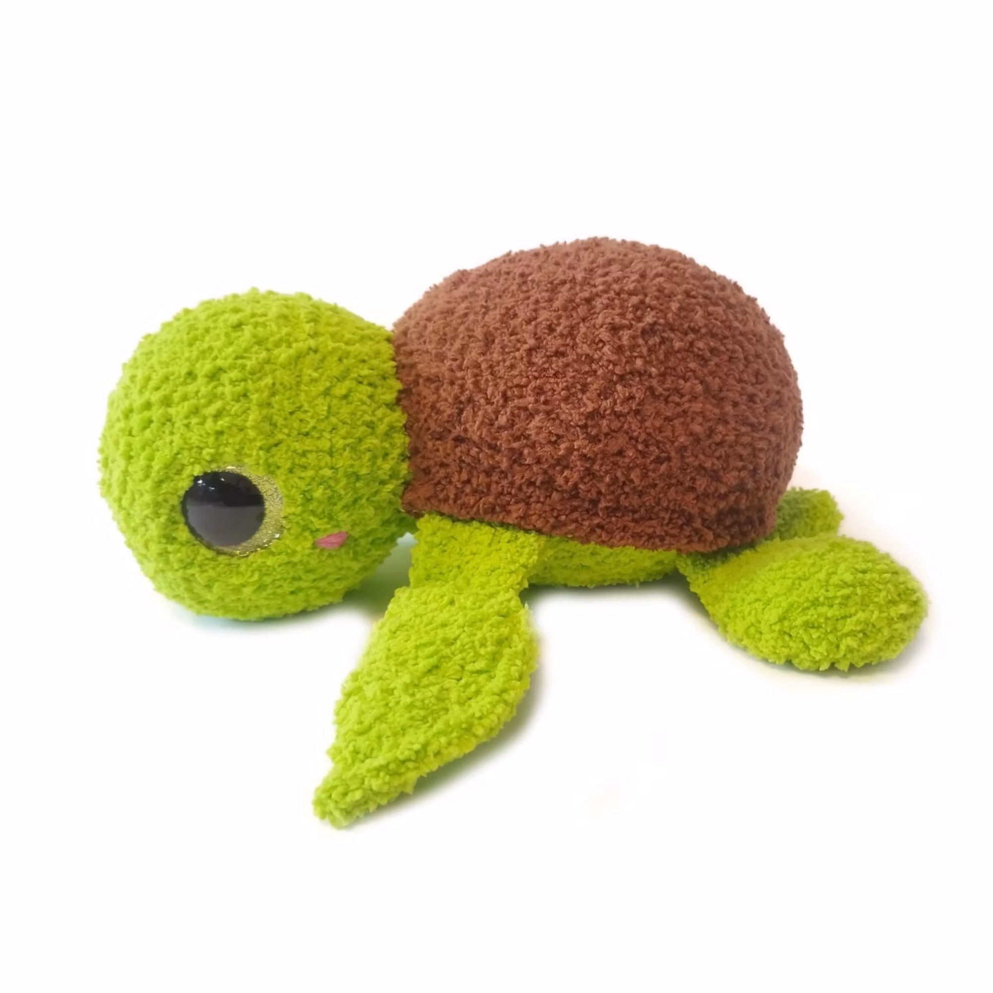 Amigurumi kit Sköldpadda Turtellini Furry • Virkset gosedjur • DIY-kit • Crochetbykim