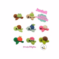 VIRKMÖNSTER Turtellini JUNIOR sköldpadda • 8 i 1 • amigurumi virkbeskrivning • crochetbykim • PDF