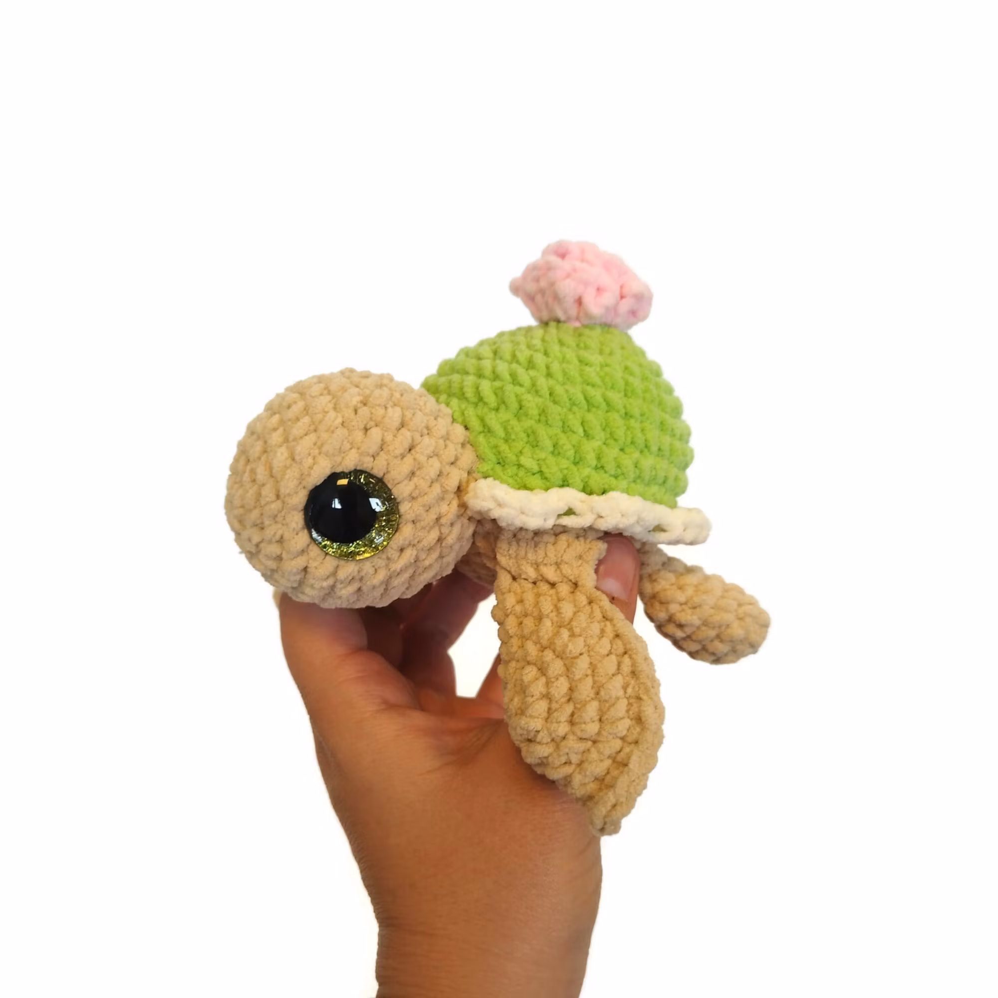 VIRKMÖNSTER Turtellini JUNIOR sköldpadda • 8 i 1 • amigurumi virkbeskrivning • crochetbykim • PDF