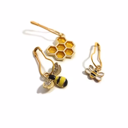 Virkmarkörer Bi • Stickmarkörer • Markörer • Varvräknare • Sticka • Virka