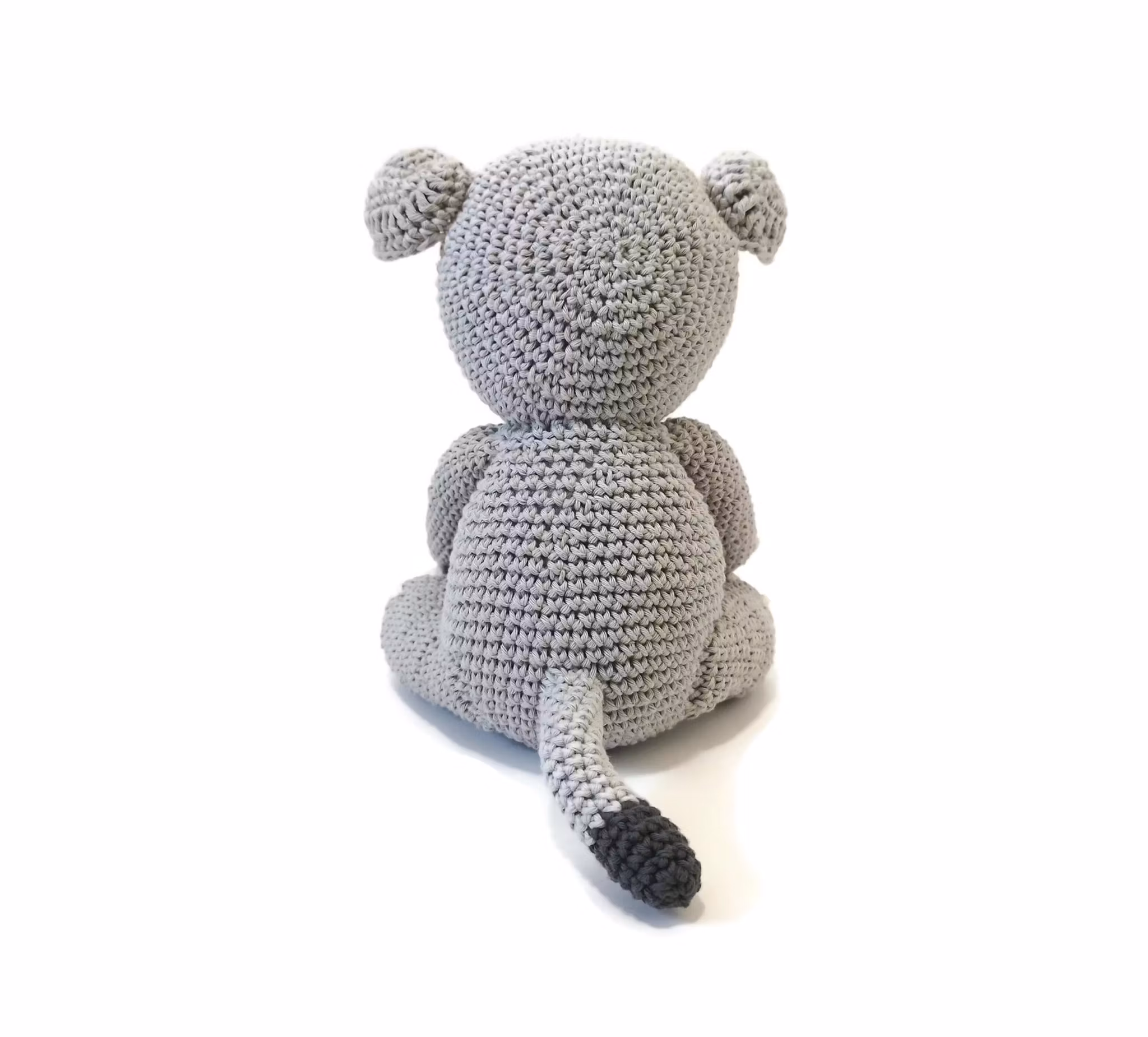 DIY kit Noshörningen Otto • Safari • Virkset gosedjur • Do it yourself kit • Crochetbykim