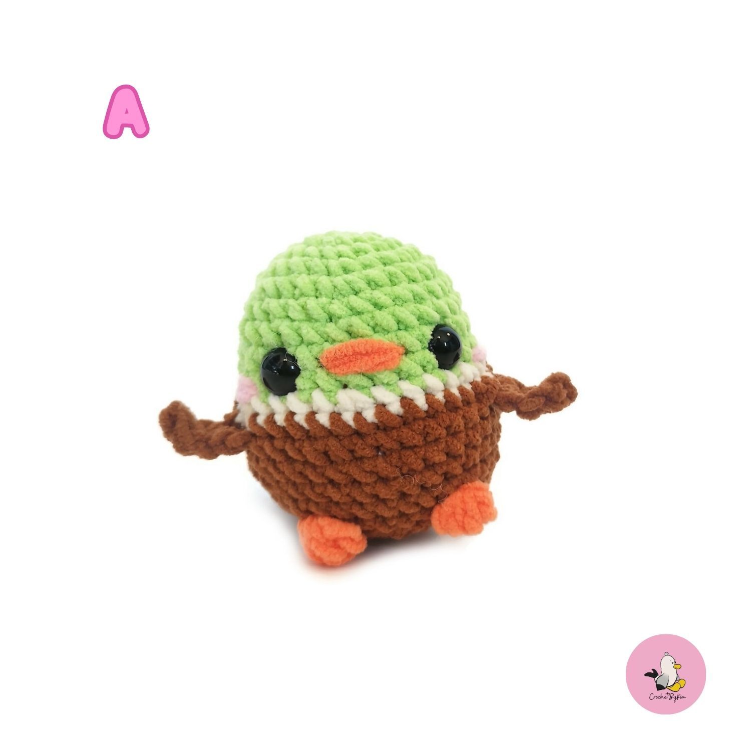 DIY Kit LULU Fågel• Virkset gosedjur • Skapa din egen fågel • Crochetbykim