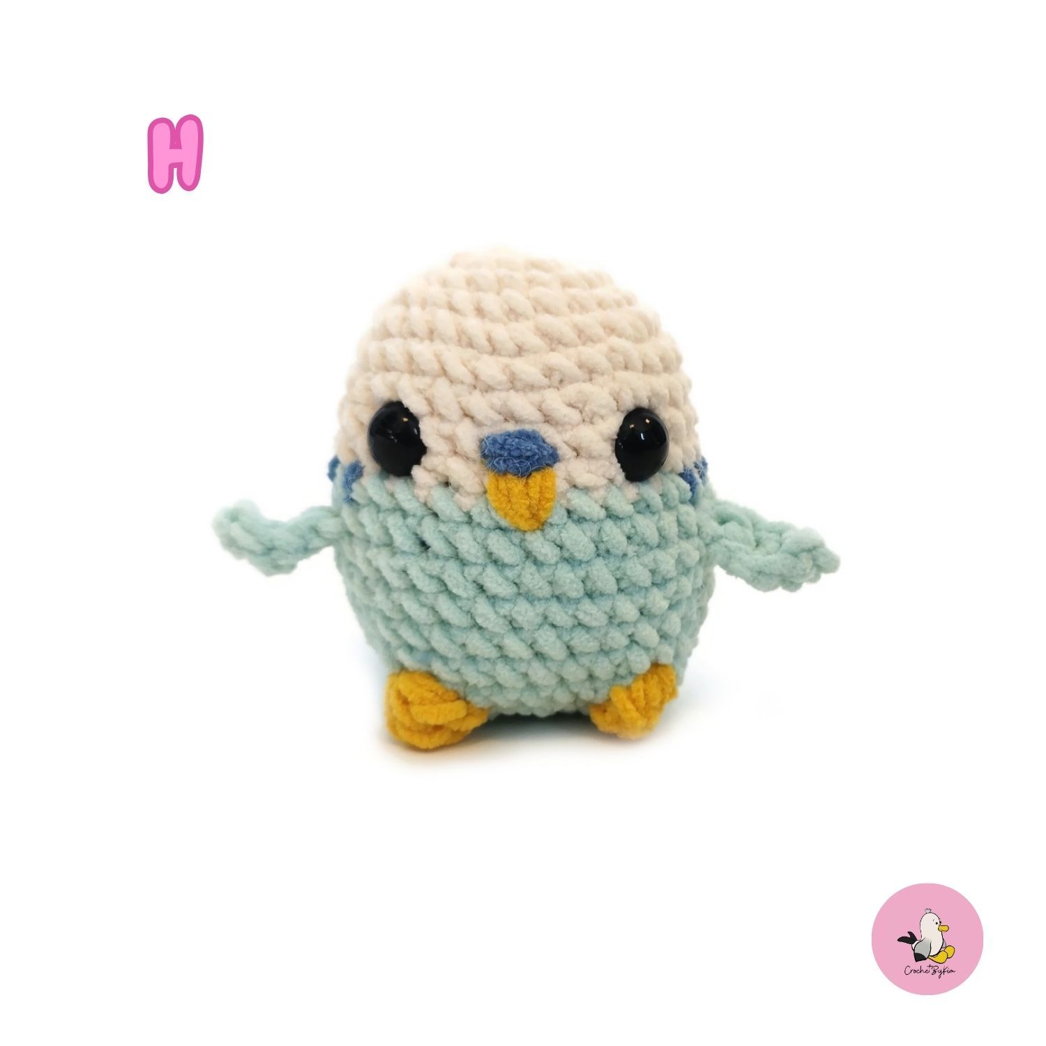 DIY Kit LULU Fågel• Virkset gosedjur • Skapa din egen fågel • Crochetbykim