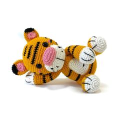 VIRKMÖNSTER TIGER Curry • Safari • amigurumi virkbeskrivning • crochetbykim • PDF