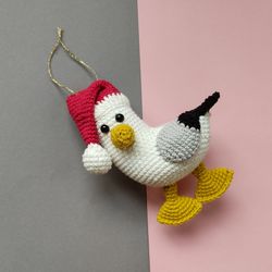 VIRKMÖNSTER • Julgranskula • Fiskmåsen Scarps • Santa Scraps • CrochetByKim