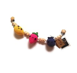 VIRKMÖNSTER Vagnmobil Frukt Citron Jordgubbe Blåbär • Barnvagnsmobil • amigurumi virkbeskrivning • crochetbykim • PDF