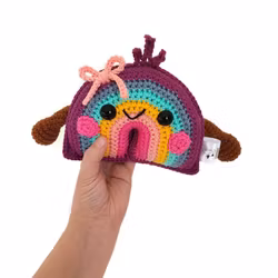 VIRKMÖNSTER Regnbågen Bowii • rainbow • amigurumi virkbeskrivning • crochetbykim • PDF