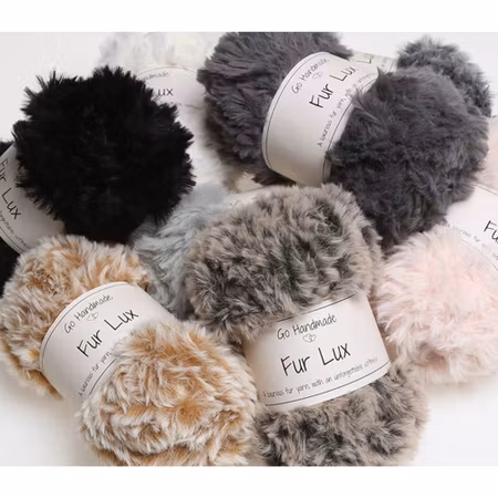 Go Handmade Fur Lux Garn 50 gram REA