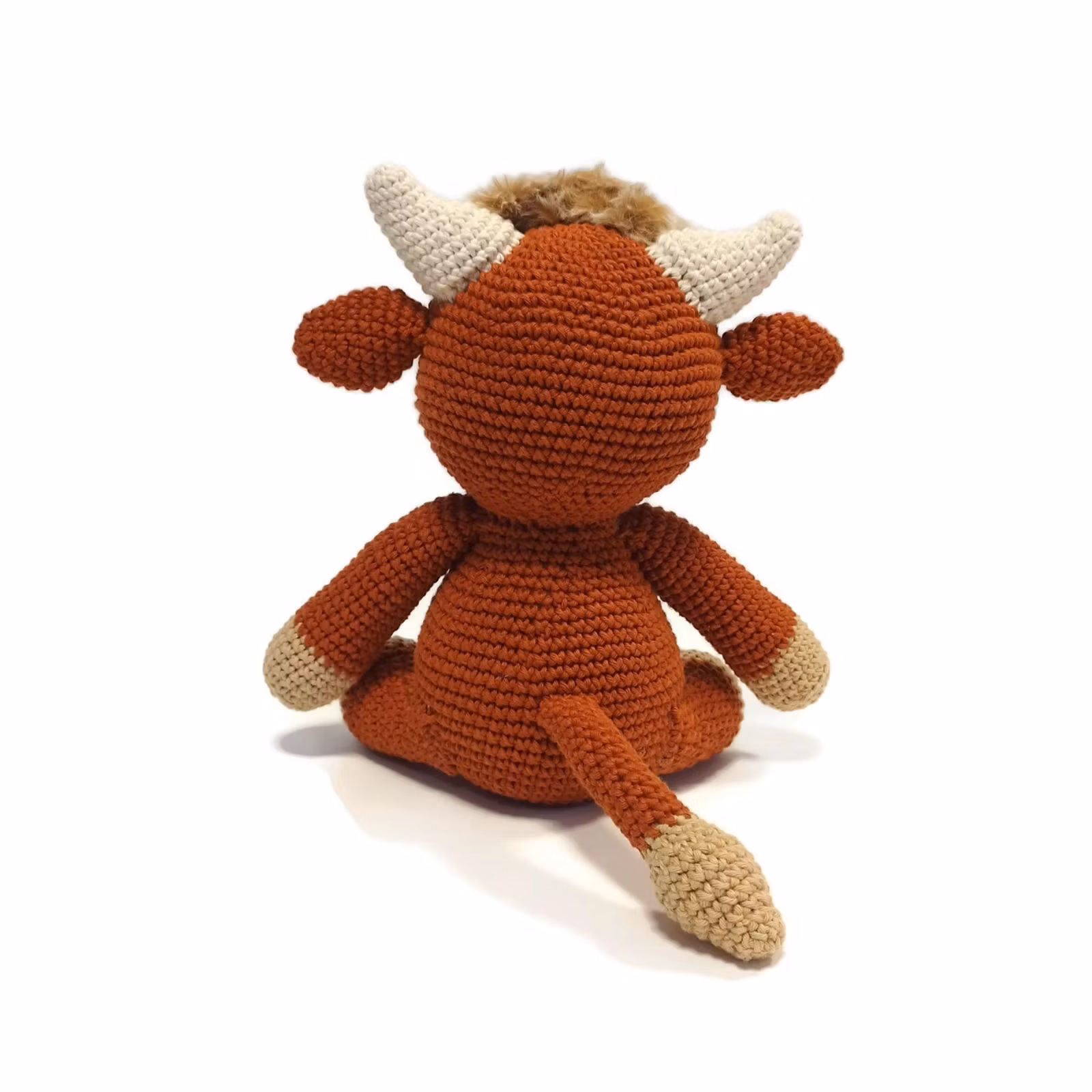 DIY kit Rosalita • Höglandsko • Highland cow • Virkset gosedjur • DIY-kit • Crochetbykim