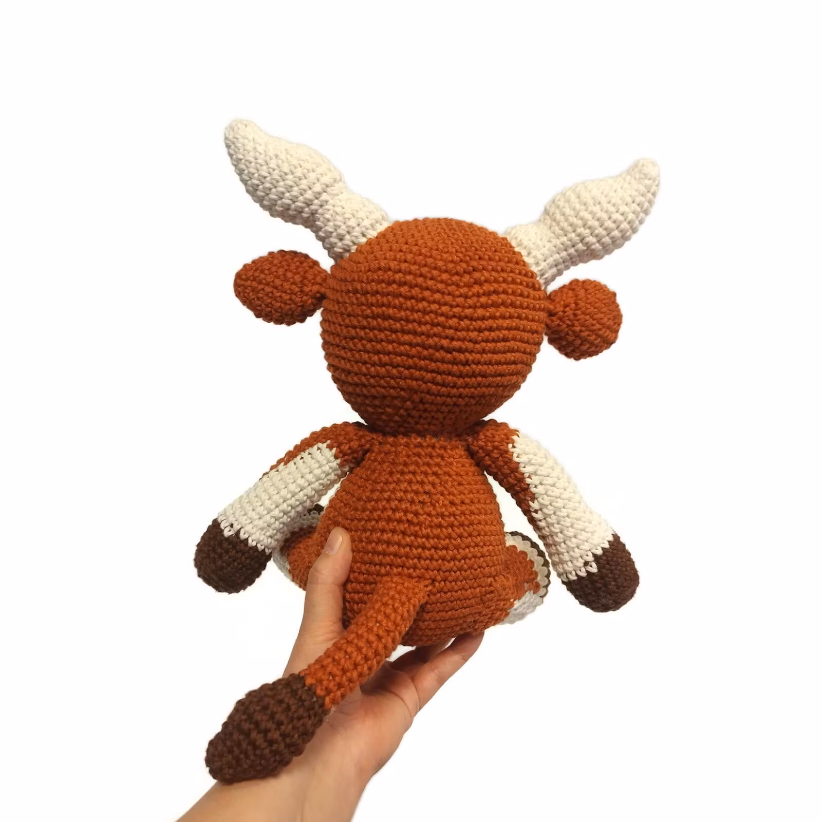 DIY kit Rosalita • Texas Longhorn • Virkset gosedjur • DIY-kit • Crochetbykim