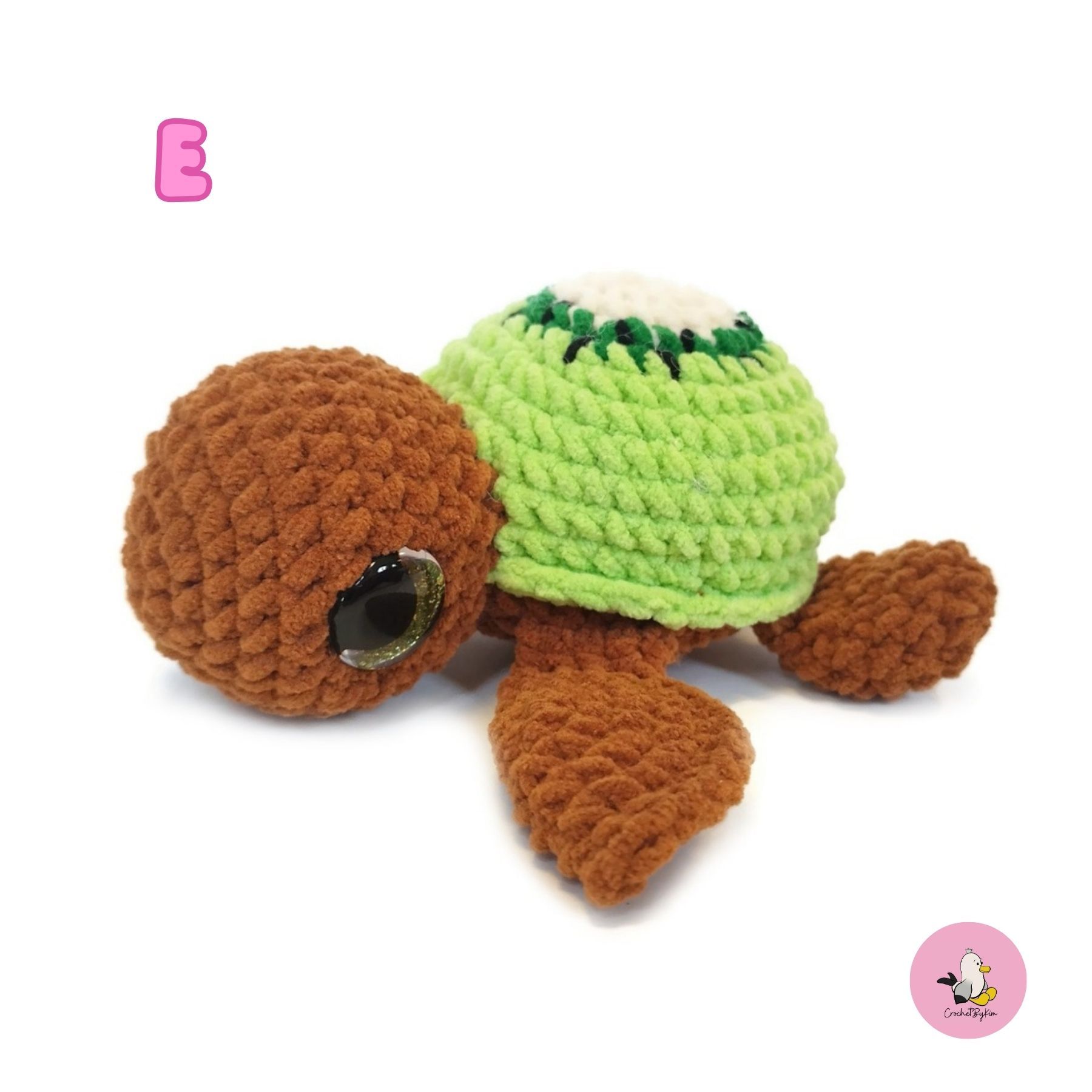 DIY kit Virka din egen sköldpadda • Turtellini Junior • Virkset • Crochetbykim