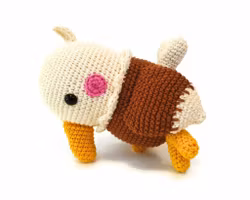 VIRKMÖNSTER Örnen Rocky • Fågel Eagle • amigurumi virkbeskrivning • crochetbykim • PDF