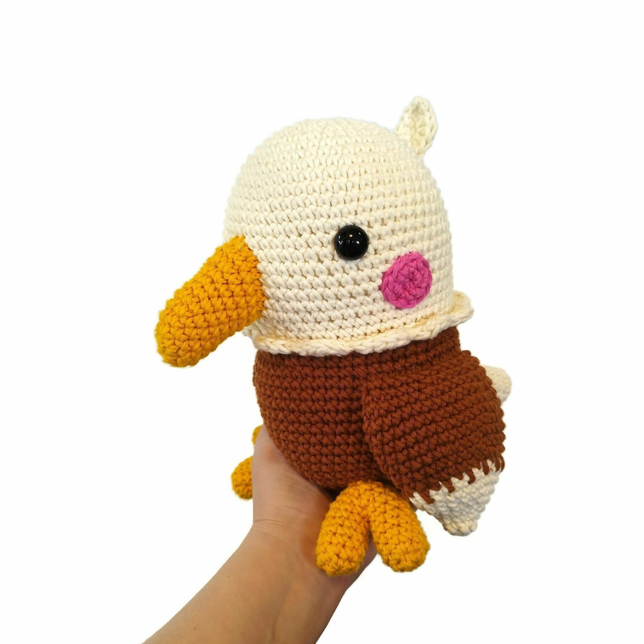 VIRKMÖNSTER Örnen Rocky • Fågel Eagle • amigurumi virkbeskrivning • crochetbykim • PDF