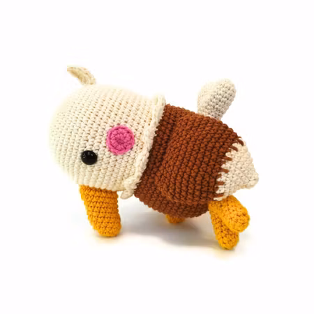 DIY kit Örnen Rocky • American Bird • Virkset gosedjur • DIY-kit • Crochetbykim