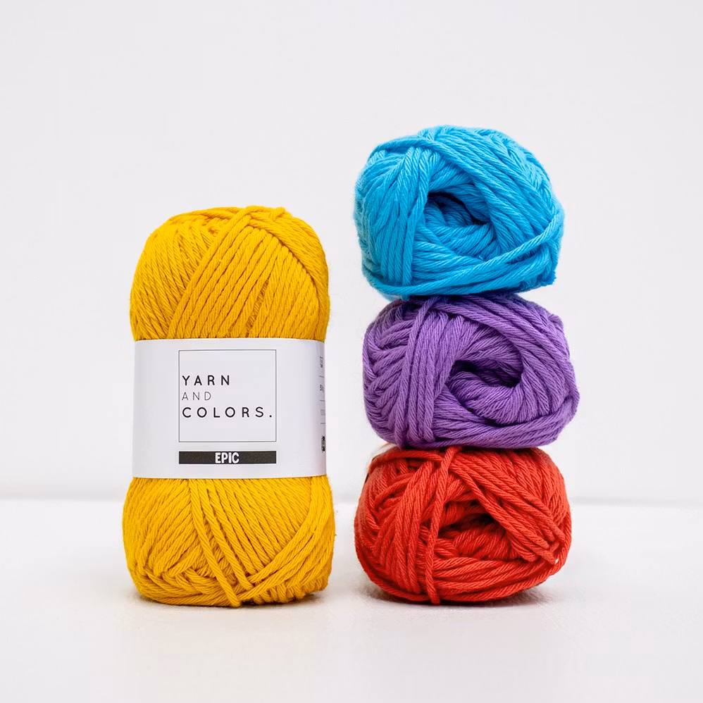 Yarn and colors - EPIC 8/8 bomullsgarn