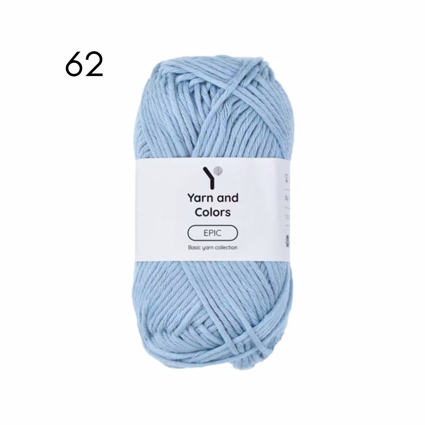 Yarn and colors - EPIC 8/8 bomullsgarn
