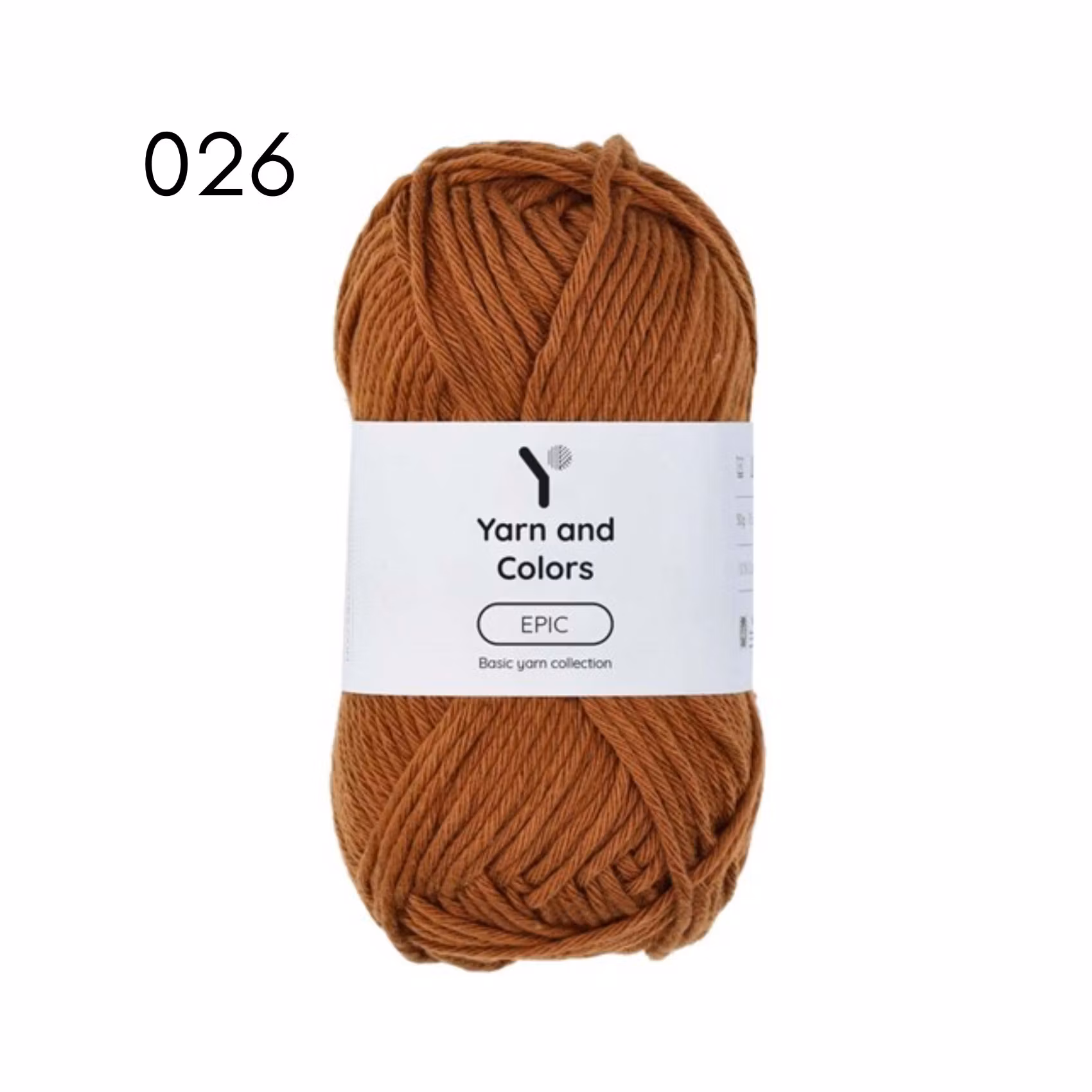 Yarn and colors - EPIC 8/8 bomullsgarn