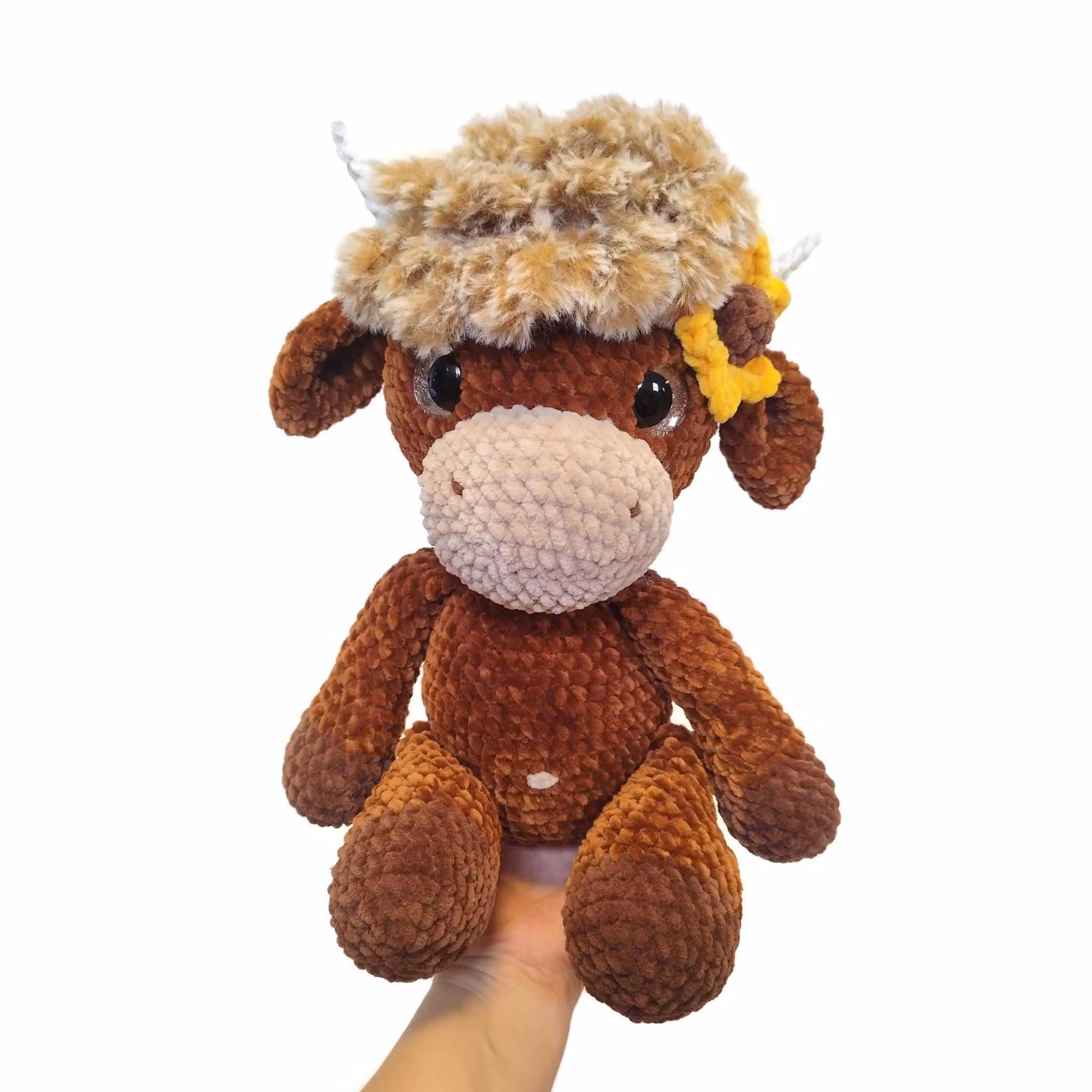 DIY kit Höglandsko EVELYN XL • Safari • Virkset gosedjur • Do it yourself kit • Crochetbykim