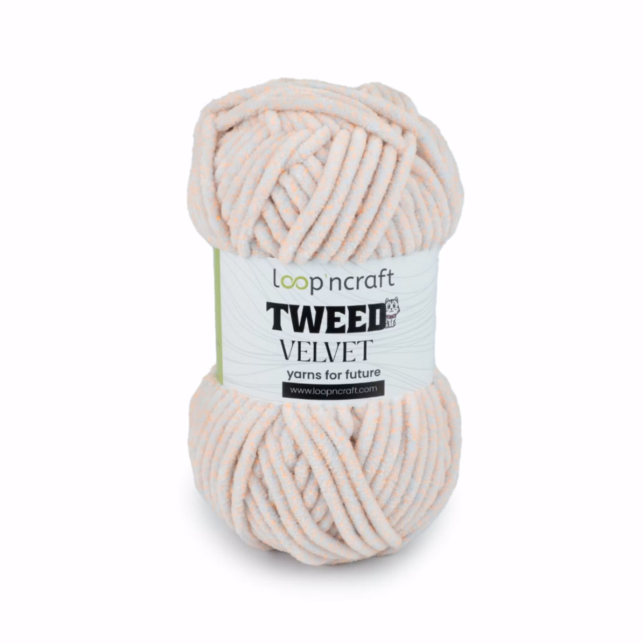 Tweed Velvet Stone-Pink