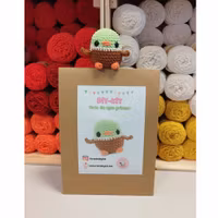 DIY Kit LULU Gräsand• Virkset gosedjur • Skapa din egen fågel • Crochetbykim