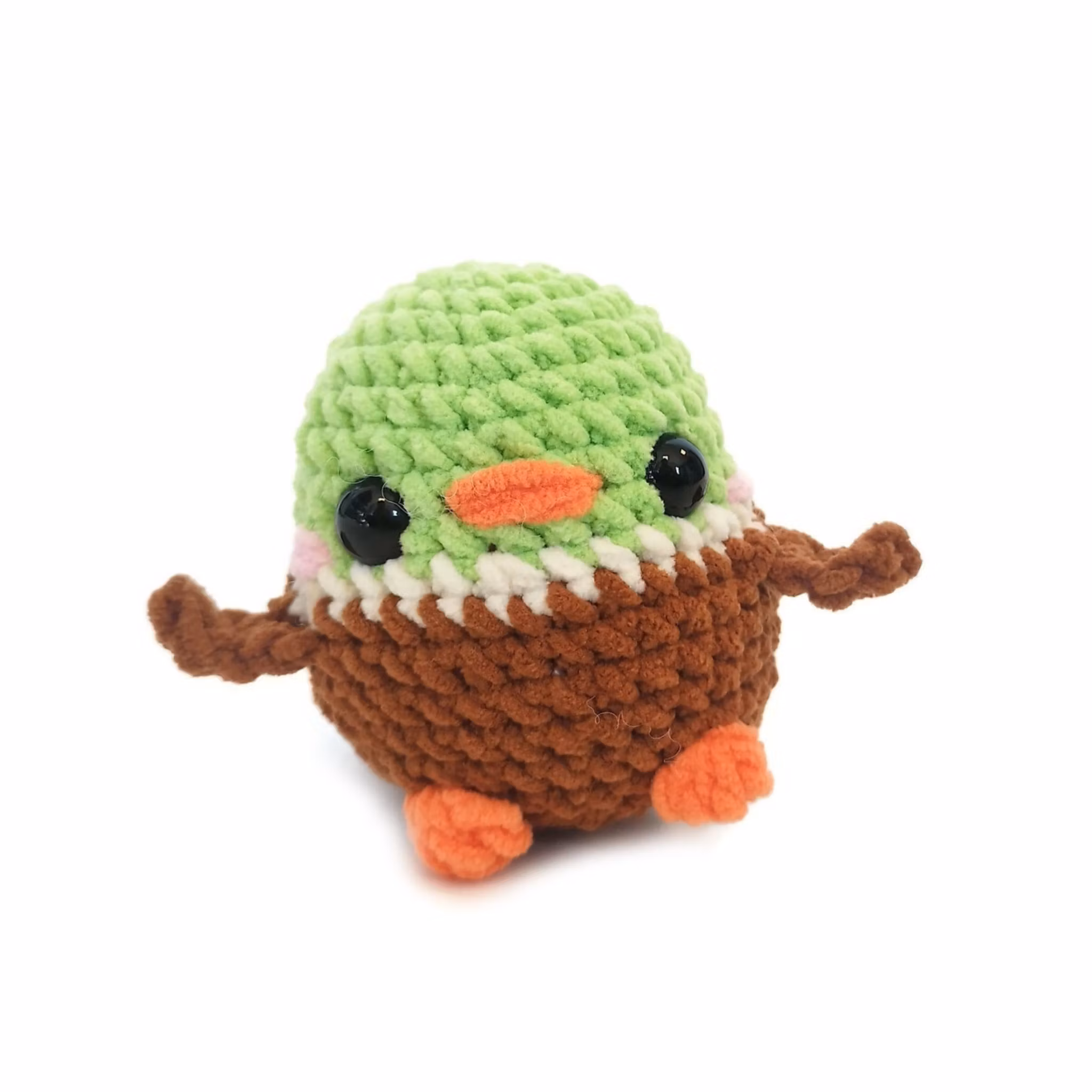 DIY Kit LULU Gräsand• Virkset gosedjur • Skapa din egen fågel • Crochetbykim