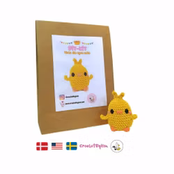 DIY Kit LULU Anka• Virkset gosedjur • Skapa din egen fågel • Crochetbykim